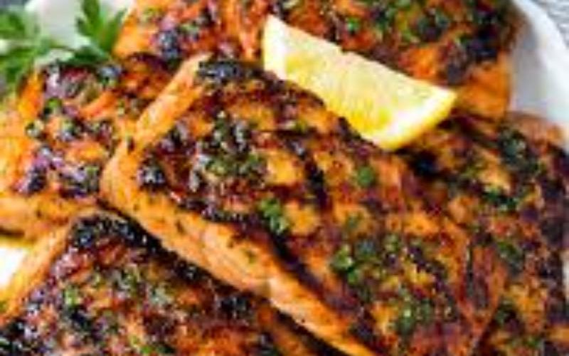 grilled salmon (1) grilled salmon (1)